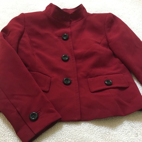 Kasper Burgundy Blazer- Nice! - Picture 6 of 8